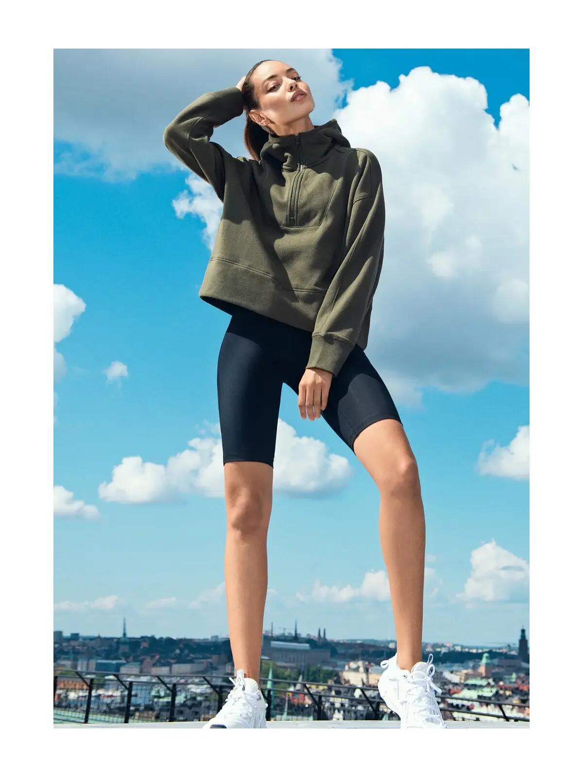 Mallas de ciclismo de cintura alta para mujer Casall Fitness 3/4