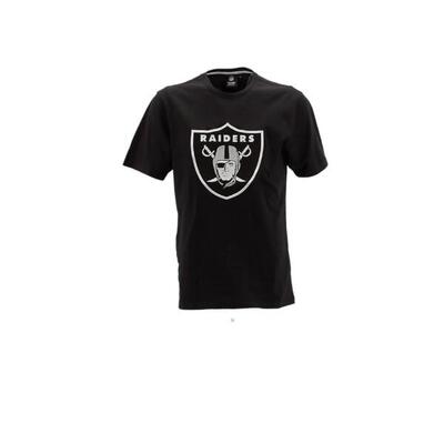 Shirt Logo NFL Oakland Las Vegas Raiders in Schwarz