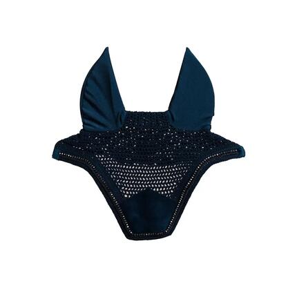 Bonnet anti-mouche Wellington soundless velvet pearls noir