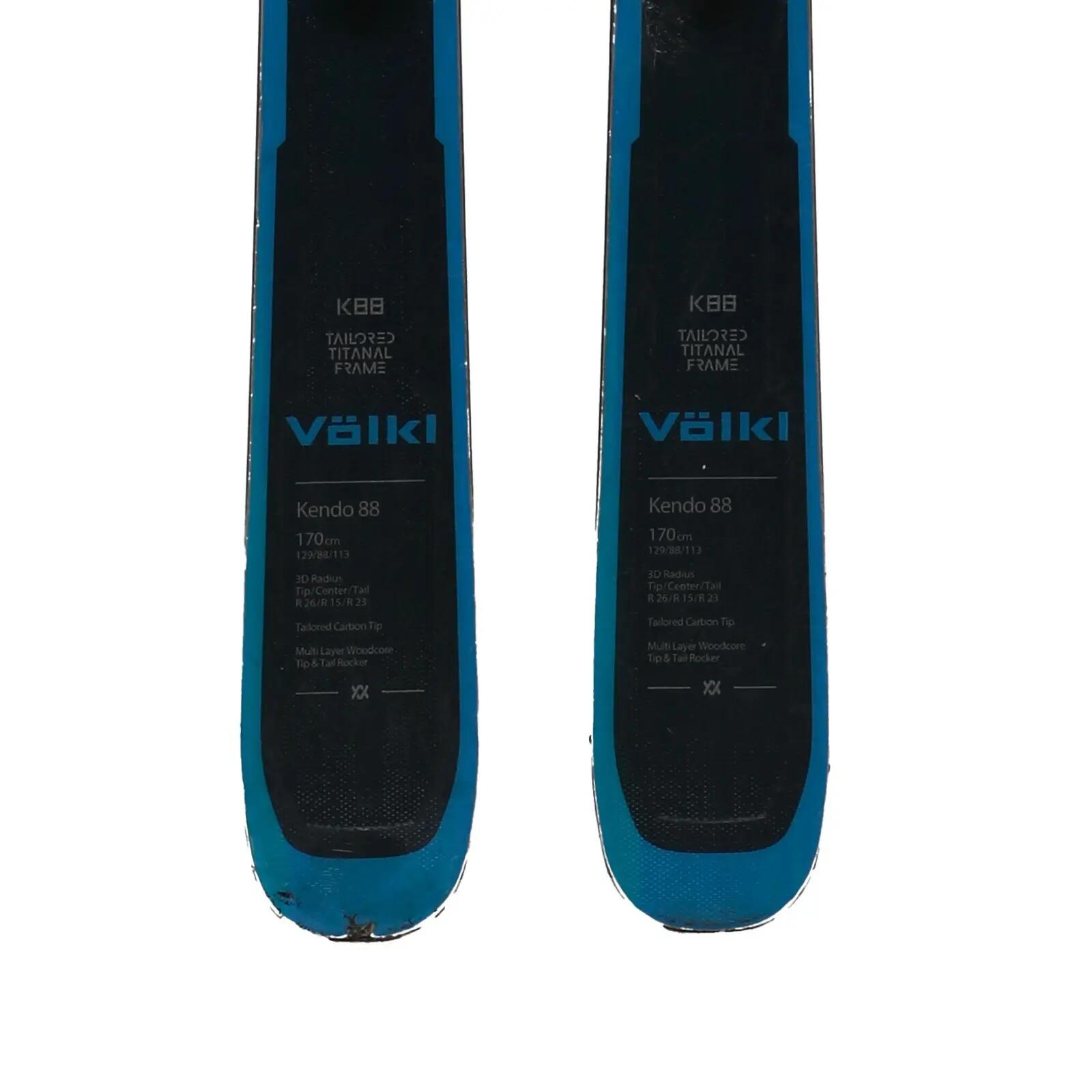 RECONDITIONNE - Ski Volkl Kendo 88 + Fixations - CORRECT 4/5