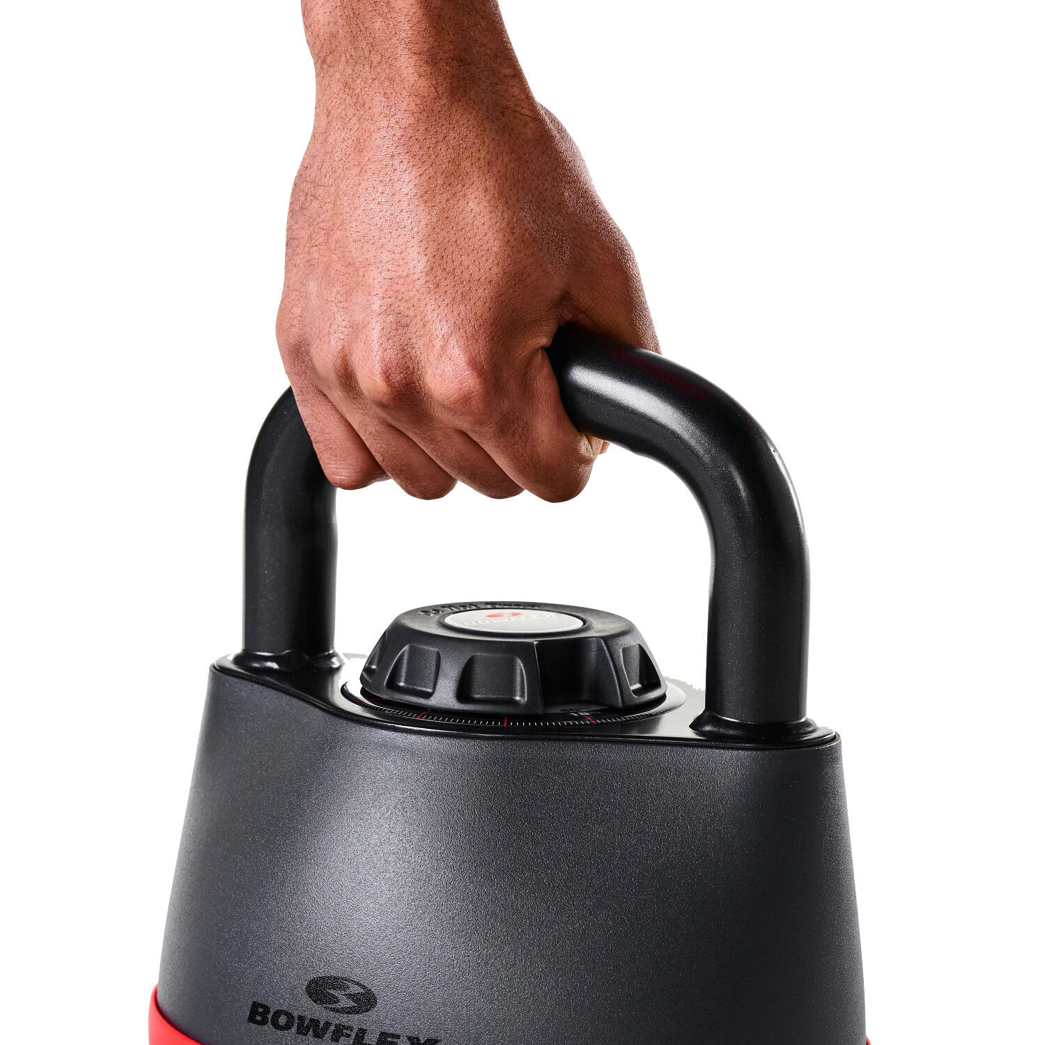 Kettlebell ajustable SelectTech 840 – 8 à 18 kg, réglage rapide, design compact 6/7