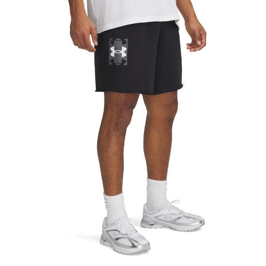 Under Armour Ua Rival Terrylogo8in Korte Shorts Volwassenen