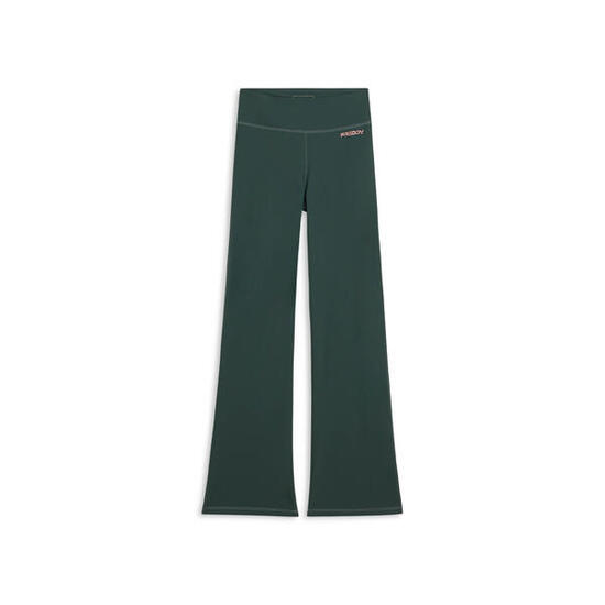 Leggings sportivi a zampa con vita alta e tasca interna