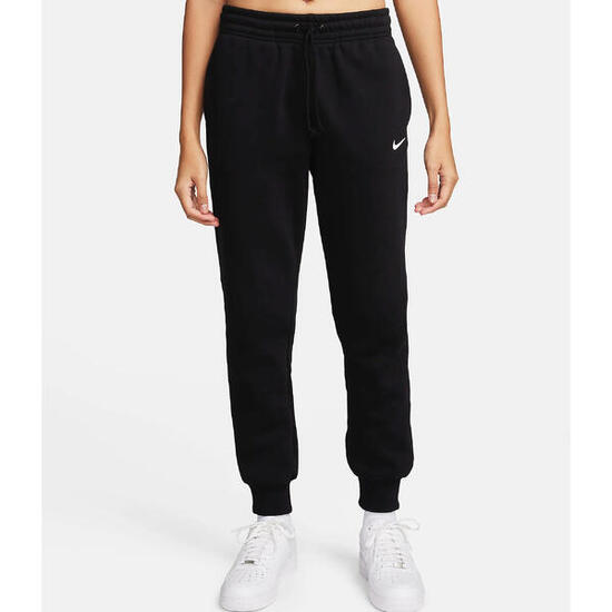 Pantaloni Da Ginnastica Misto Cotone Donna Nike Phoenix Nero
