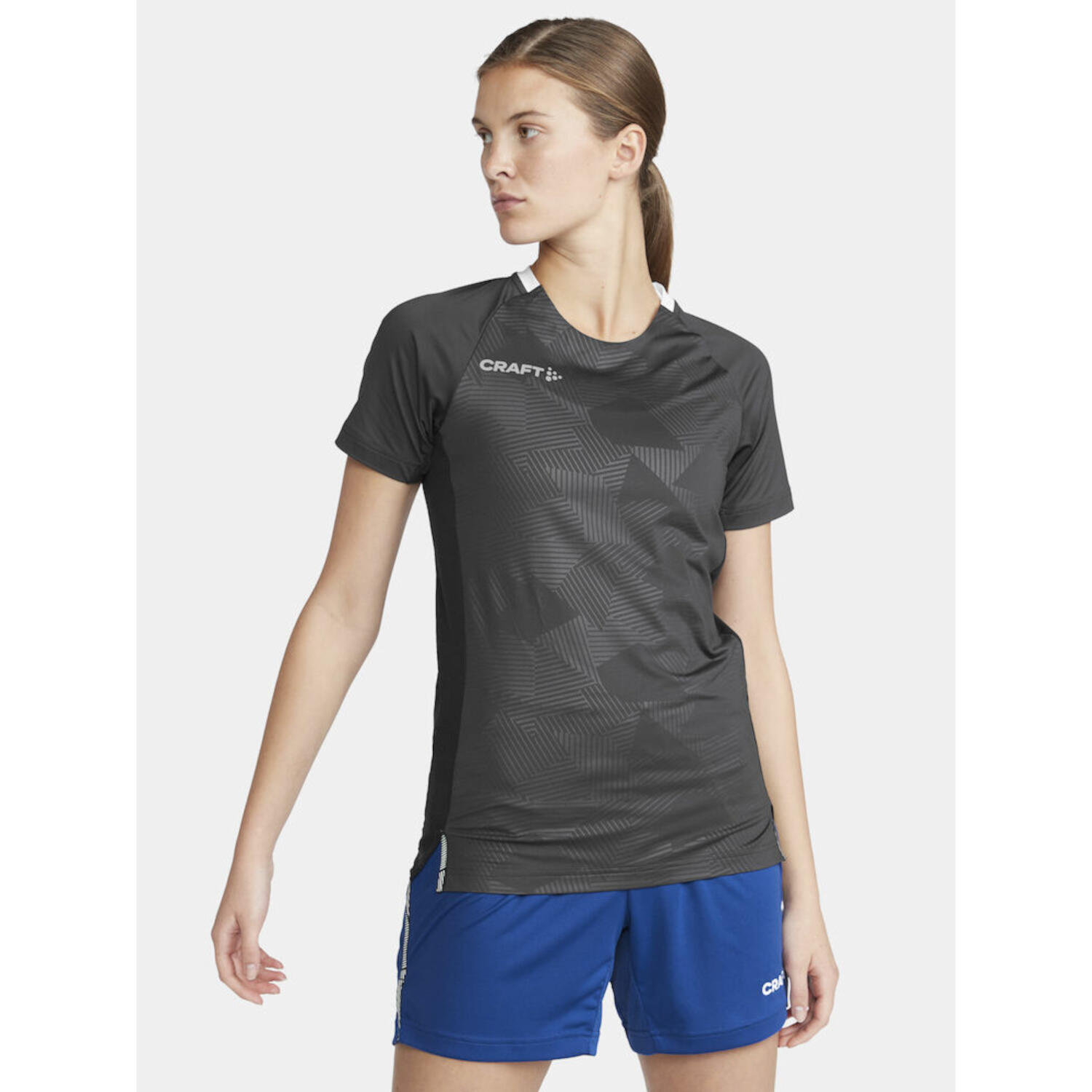 Craft Premier Solid Shirt Dames Korte Mouw - Asfalt 3/7