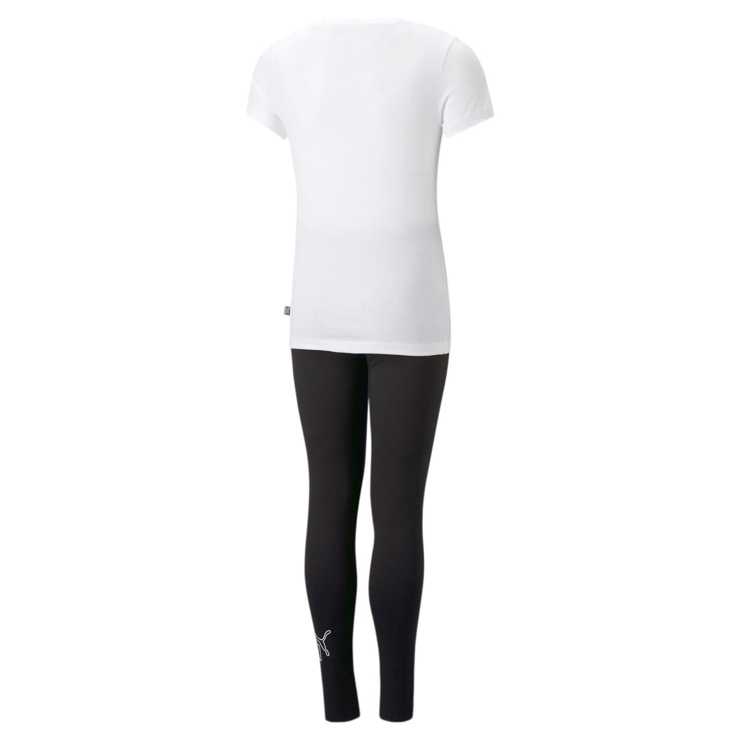 Conjunto para Niña Puma Tee & legging  Blanco 2/4