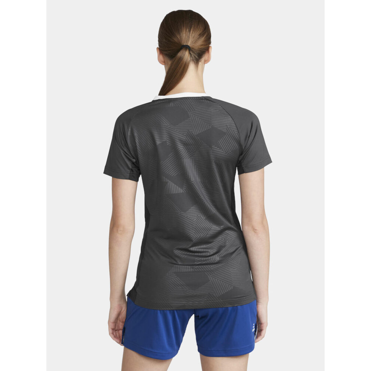 Craft Premier Solid Shirt Dames Korte Mouw - Asfalt 4/7