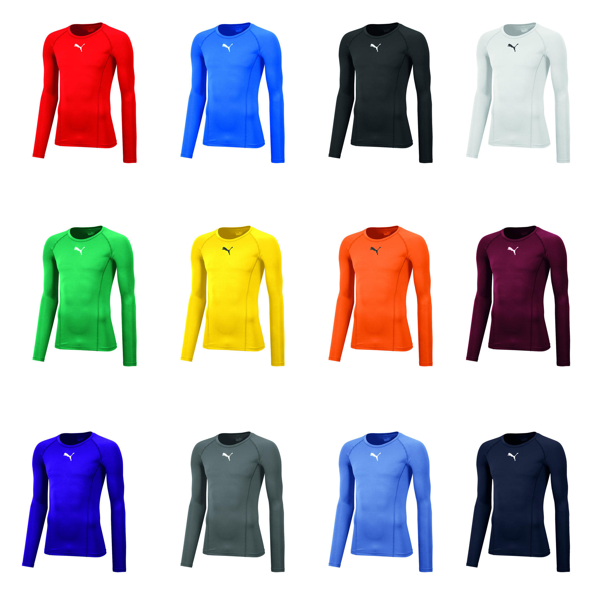 PUMA Puma Herren Kompressionsshirt Liga Baselayer Tee LS 655920