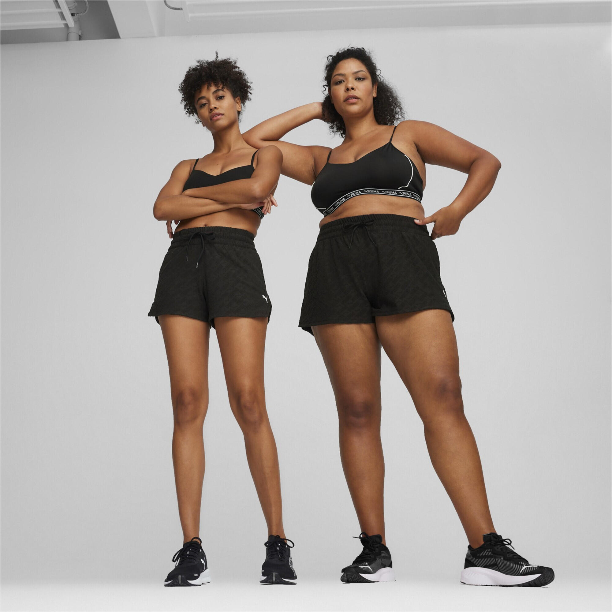Puma Damen Short FIT BRANDED Fleece HW 3  Shorts 524807 4/9