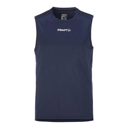 Craft Rush 2.0 Débardeur Homme - Noir, 100% Polyester Recyclé, XL