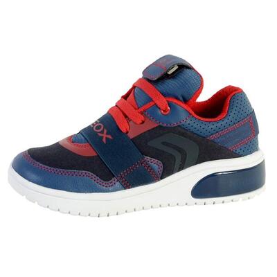 Kinderschoenen geox jr xled sneaker blauw