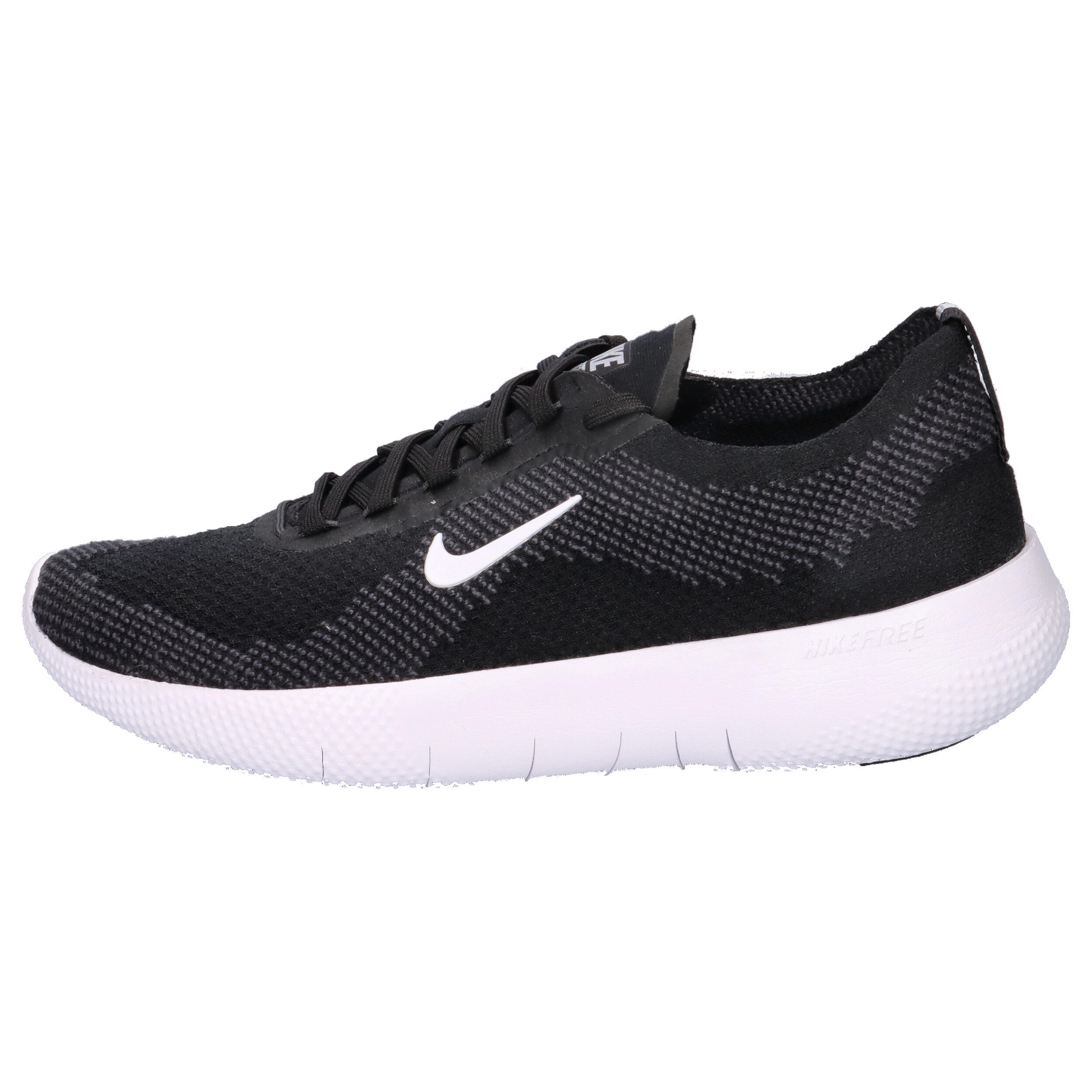 NIKE Free RN Femme - Baskets basses entraînement noir/blanc 6,5 2/7