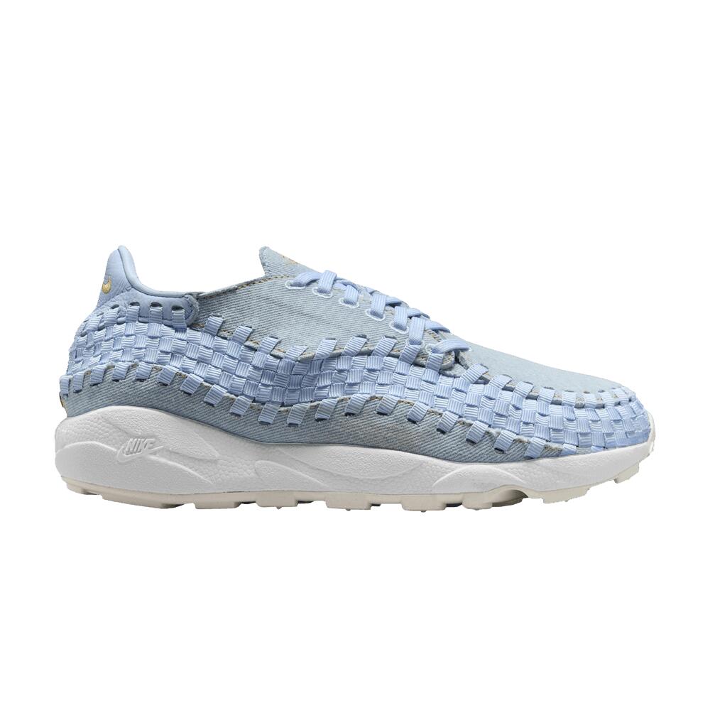 Nike air footscape woven washed denim ice blue (women's)