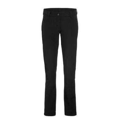 Helga slim broek standaard dames gevoerde broek black