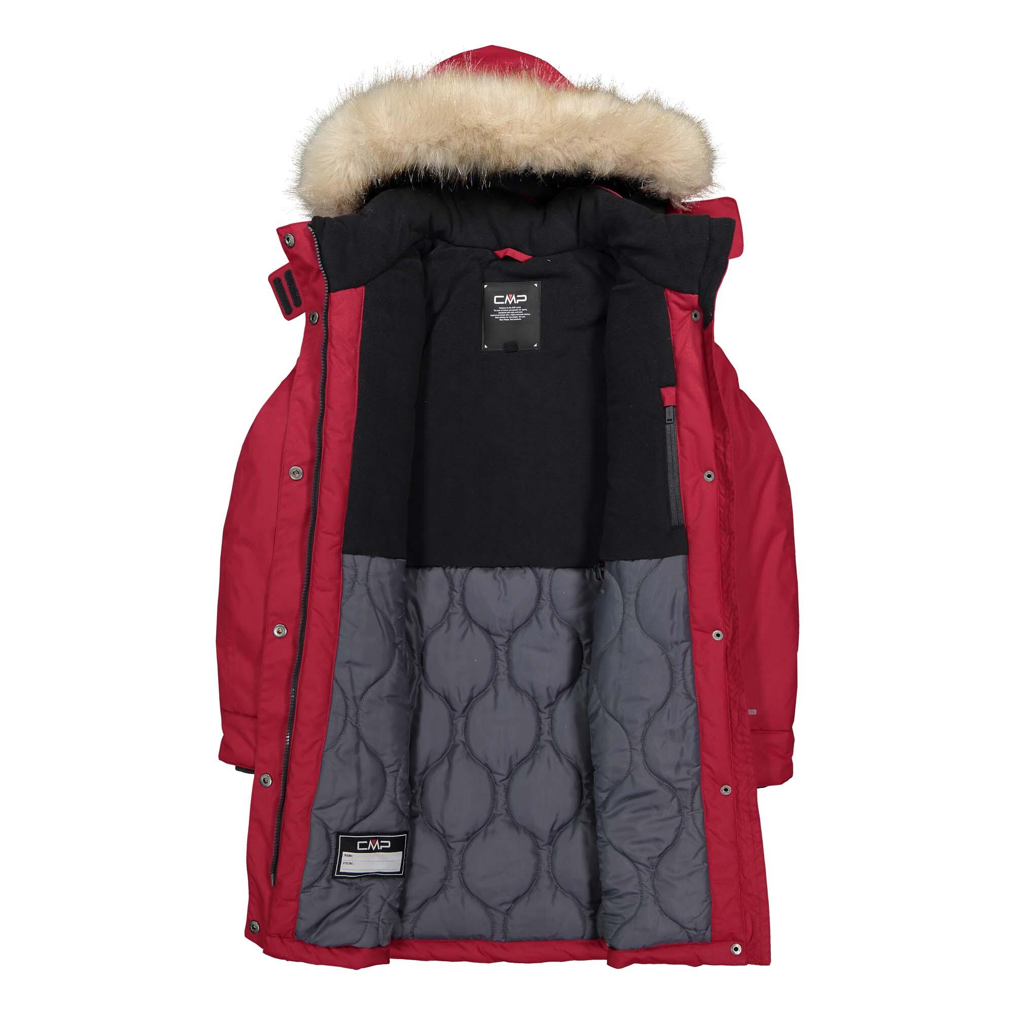 CMP Mädchen Mantel GIRL LONG JACKET SNAPS HOOD 30K1405 2/5