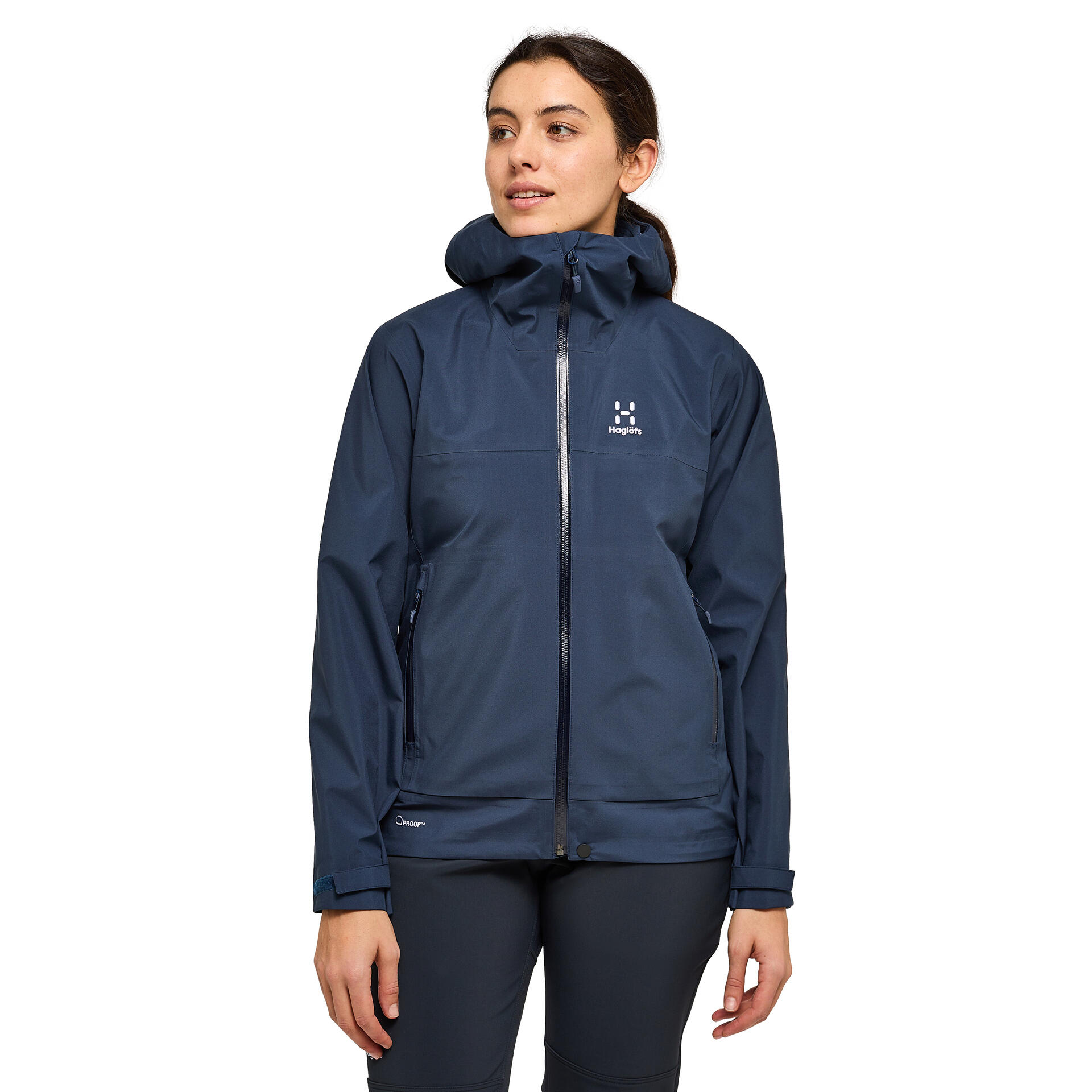 Regenjacke für Damen Haglöfs Front 2/3