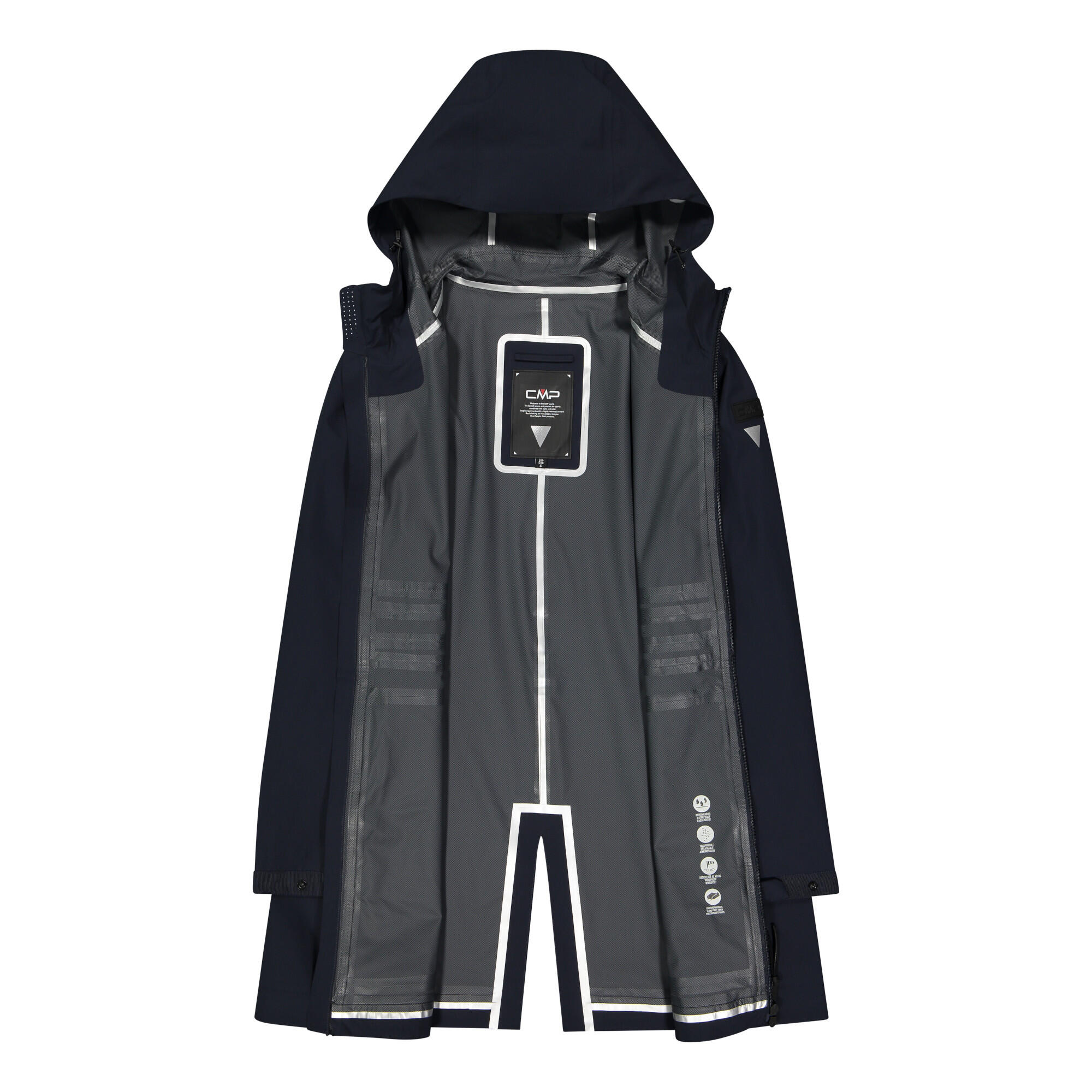 CMP Damen Jacke WOMAN JACKET FIX HOOD 31Z6636 3/7
