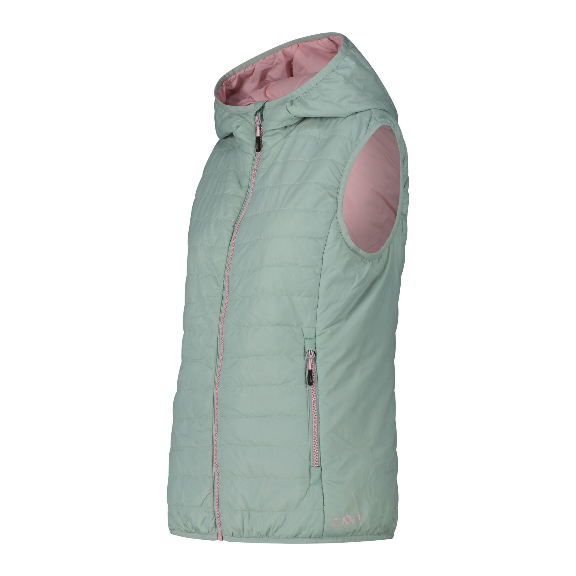 Colete acolchoado feminino com capuz CMP 3/3