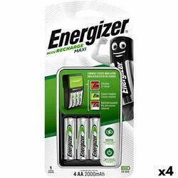Chargeur + Piles Rechargeables ENERGIZER 4 Unités