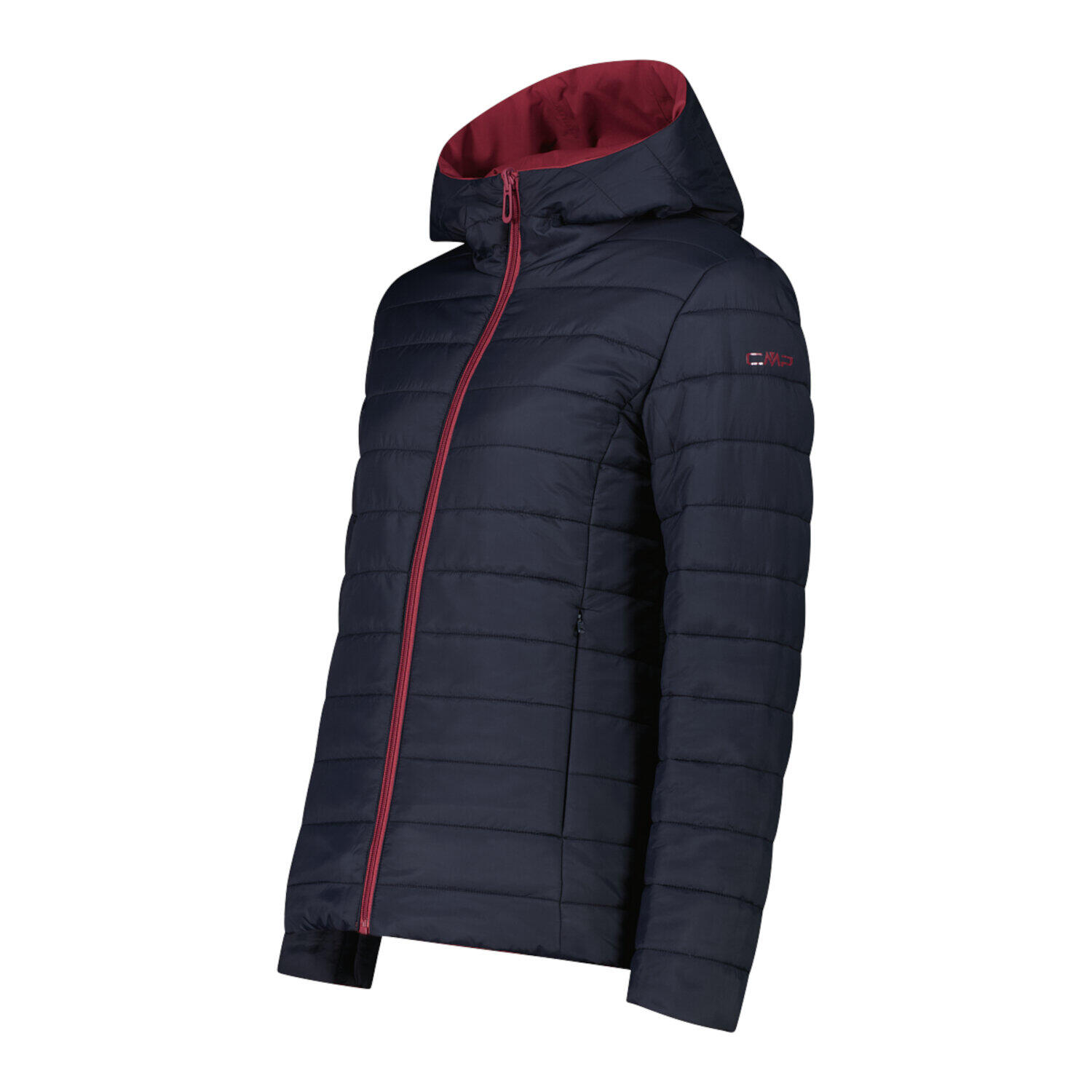 Chaqueta impermeable con capucha reversible con cremallera para mujer CMP 6/7