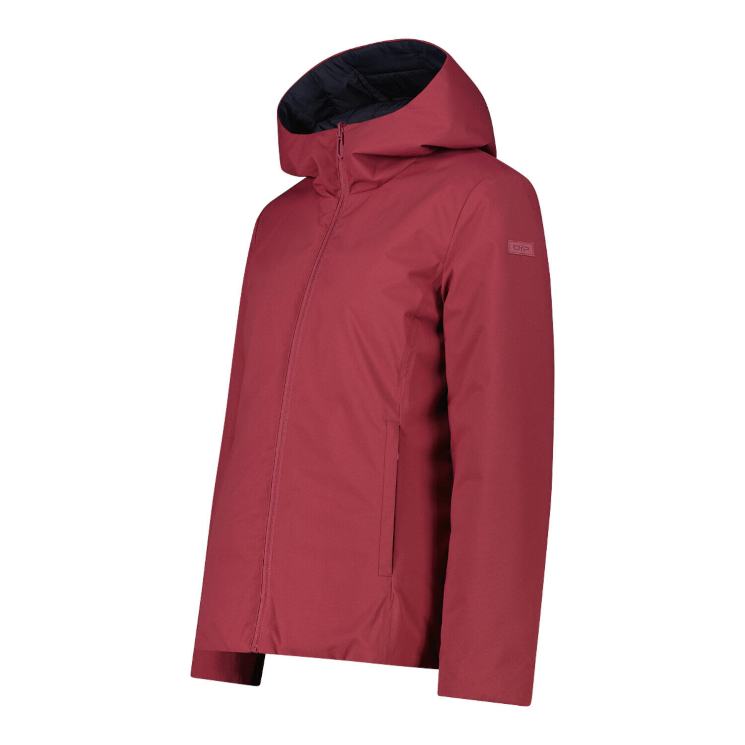 Chaqueta impermeable con capucha reversible con cremallera para mujer CMP 3/7