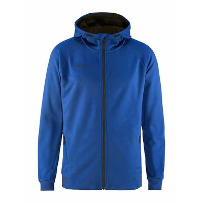 Jas - sport - heren - unify - capuchon, gerecycled - grijs gemeleerd