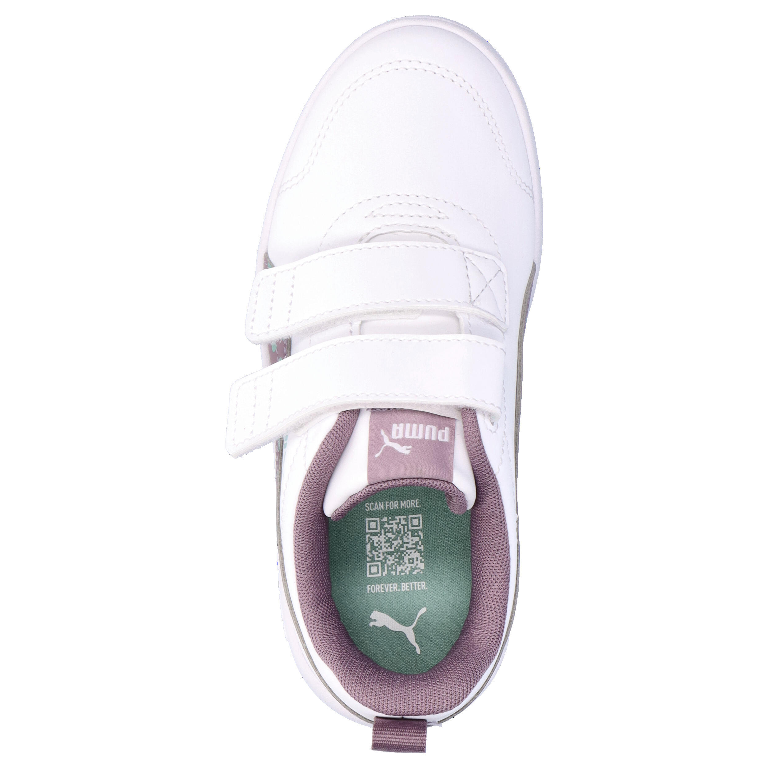 Puma Mädchen Sneaker Courtflex V3 Dotty V PS 398758 5/15