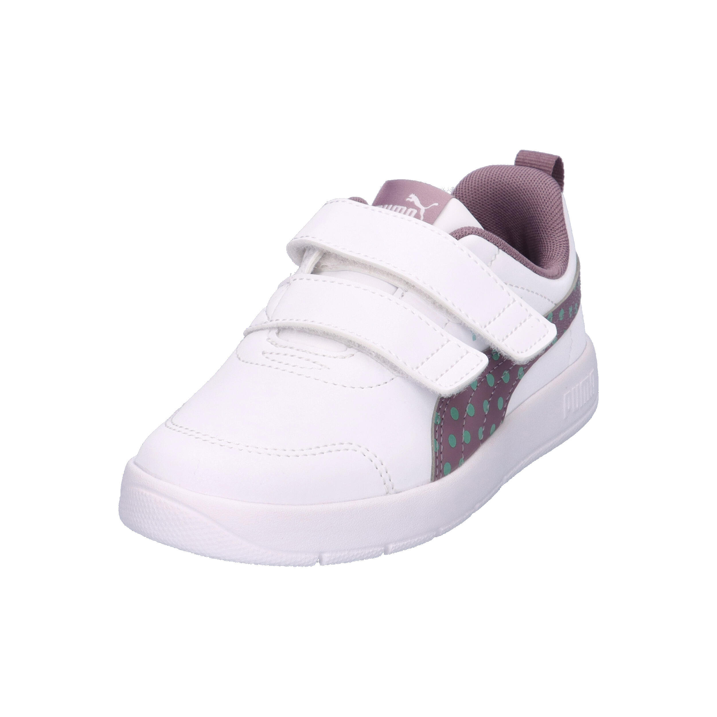 Puma Mädchen Sneaker Courtflex V3 Dotty V PS 398758 4/15