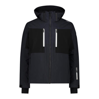 Gevoerde ski-jas met rits en capuchon cmp