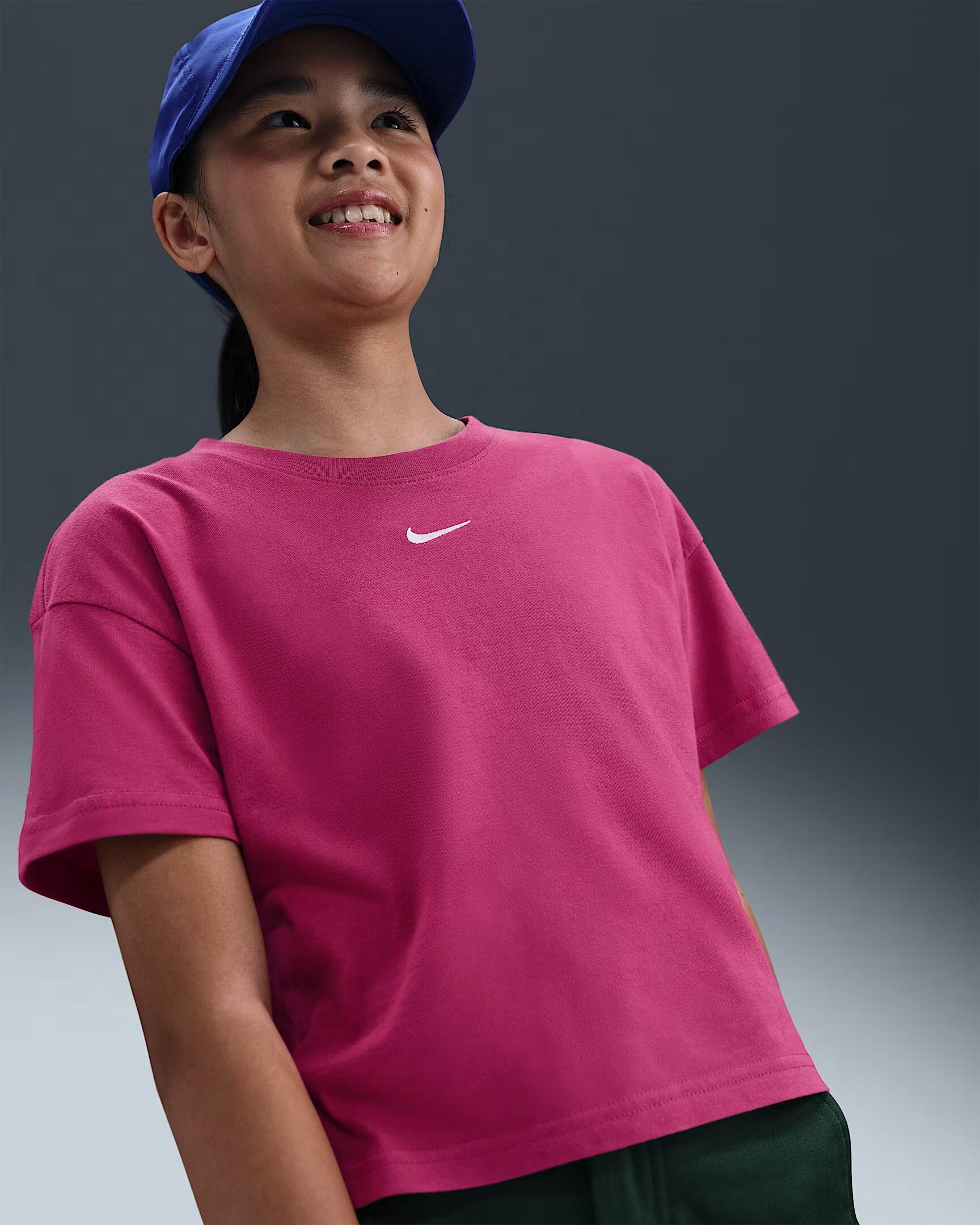 Nike Mädchen T-Shirt Nike Sportswear Big Kids FZ5559 3/4