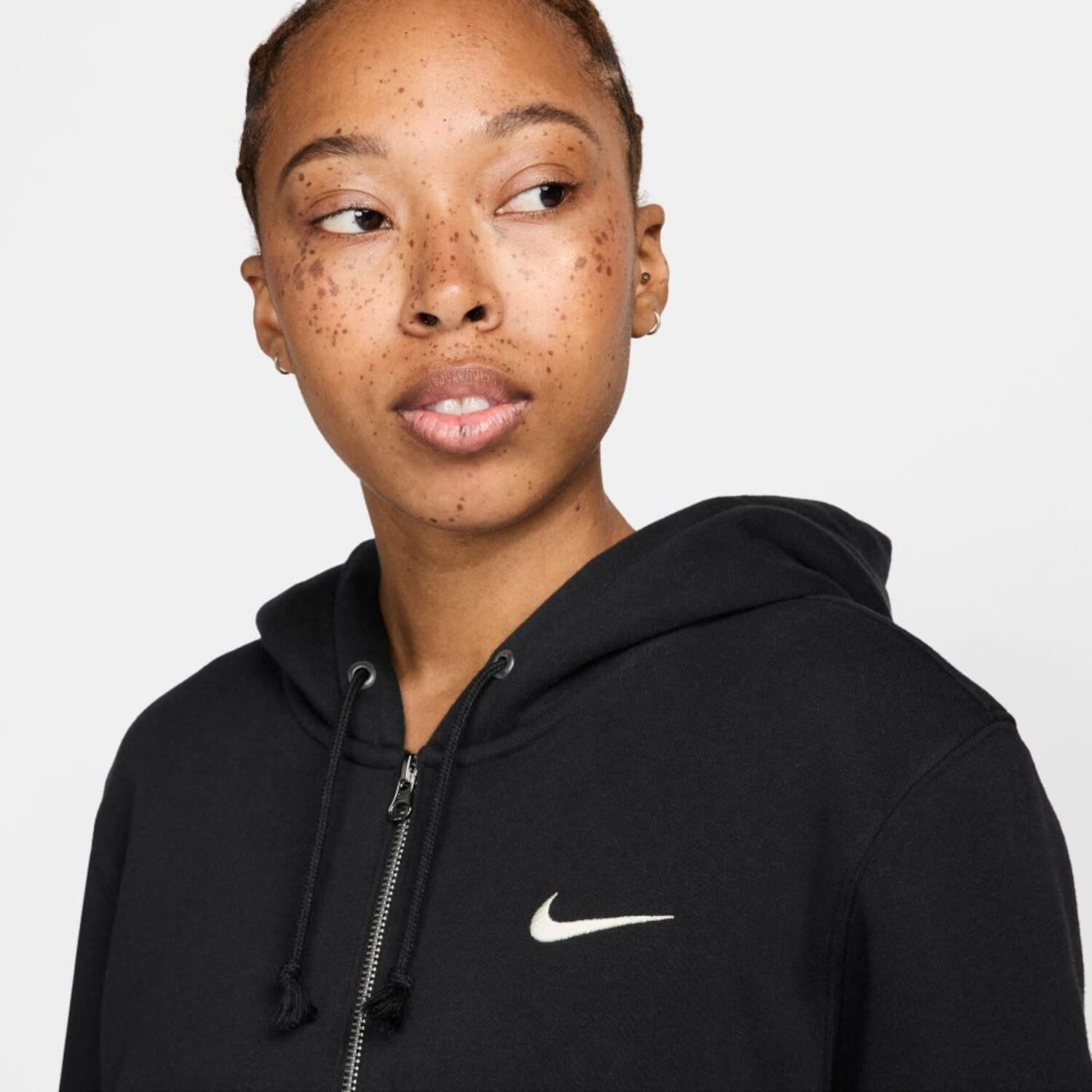 Nike Damen Kapuzenjacke Sportswear Phoenix Fleece HJ0995 3/4
