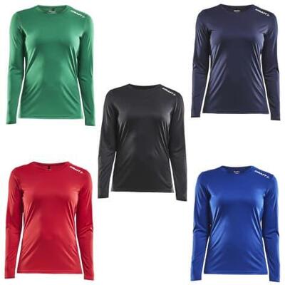 Craft rush running longsleeve dames - wit, l