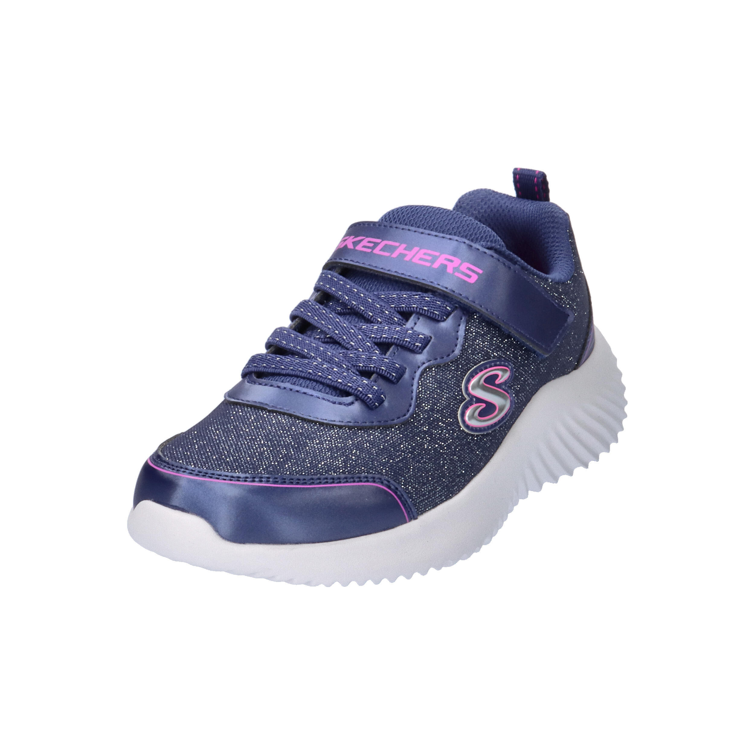 Baskets Skechers Modèle Bounder Girly Groove Couleur Bleu 9/15