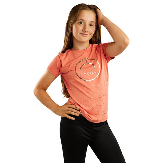 T-shirt da bambina Montar MoNille Rosegold