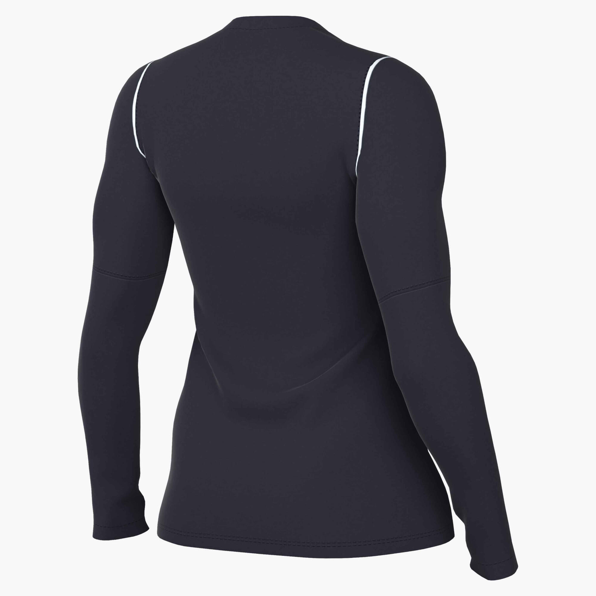 Maglie maniche lunghe da calcio donna nike obsidian/white 2/2