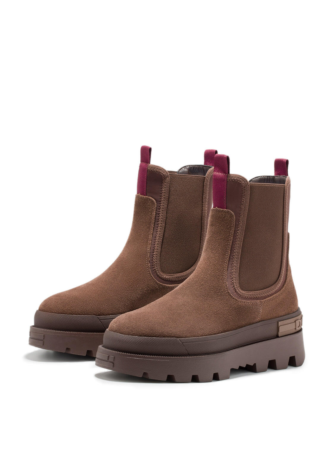 Botas de Mujer Corte Medio All Track Chelsea Marrón 2/5