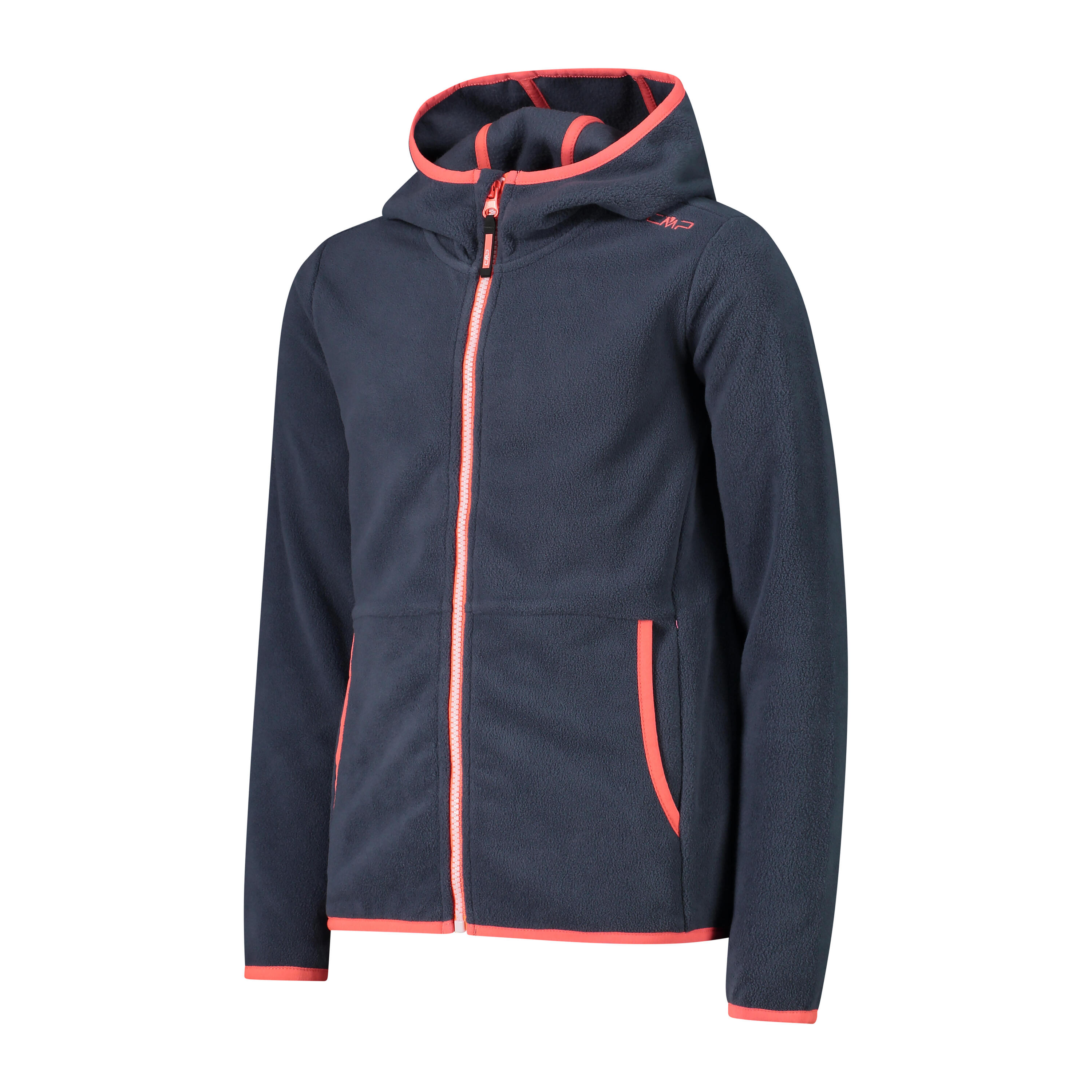 CMP Mädchen Fleecejacke Kid G Fix Hood Jacket 32H1375 2/5