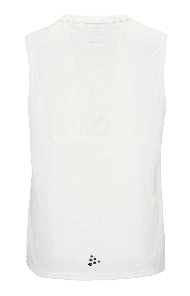 Singlet course - homme - racerback, recyclé - rush 2.0 - blanc 2/5