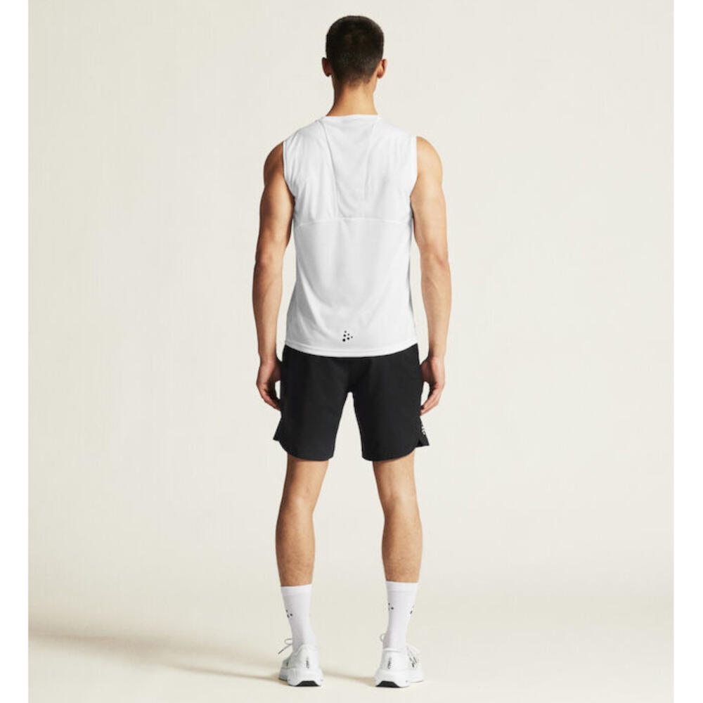 Singlet course - homme - racerback, recyclé - rush 2.0 - blanc 5/5