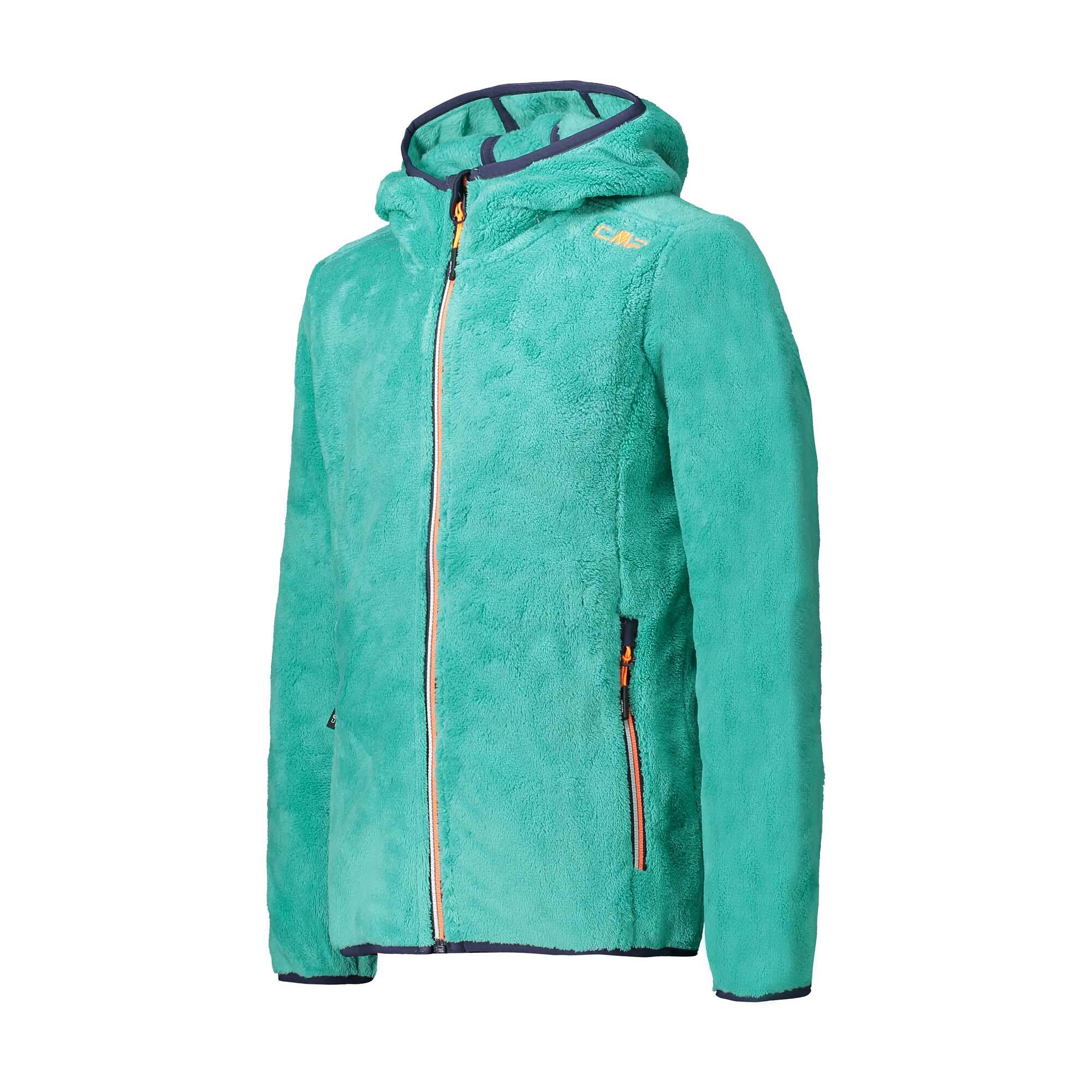 CMP Mädchen Fleecejacke Girl Jacket Fix Hood 38P1455 2/5