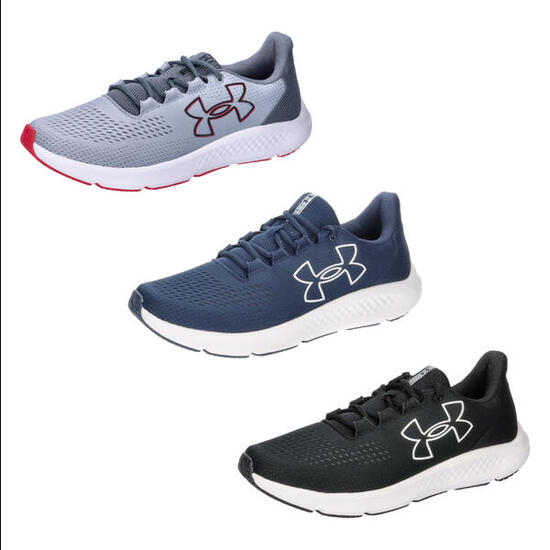 Zapatillas de running Hombre Under Armour Charged Pursuit 3 Big Logo Blanco