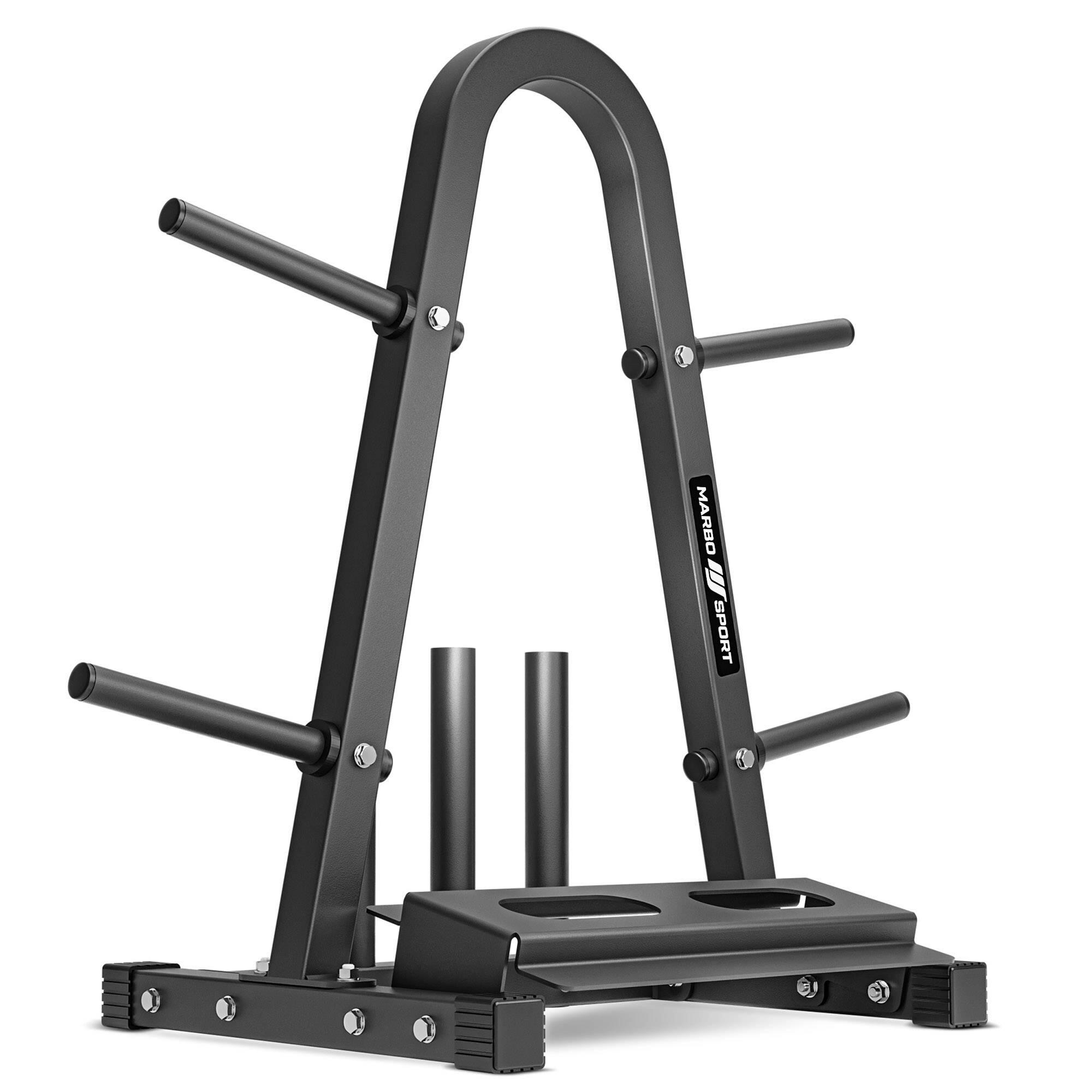 Marbo Sport - Support Repose-poids, Haltères Et Barres D'Haltère - Rack De Rangement - Noir - Taille Unique - Decathlon