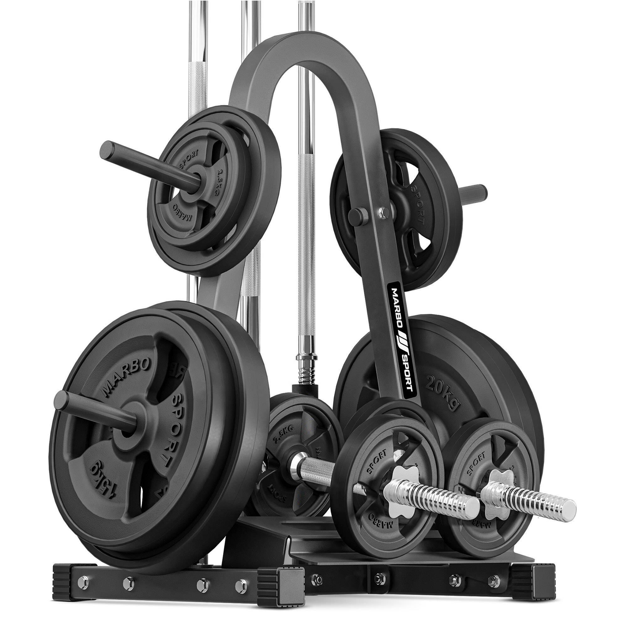 Multistatief voor halterschijven, dumbbells en stangen 5/7