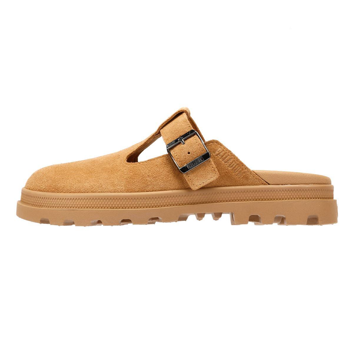 Palladium Dunelite Pyla Suede Dear Brown Mules 6/6