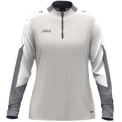 Jako dynamic ziptop dames - zwart / wit / antraciet