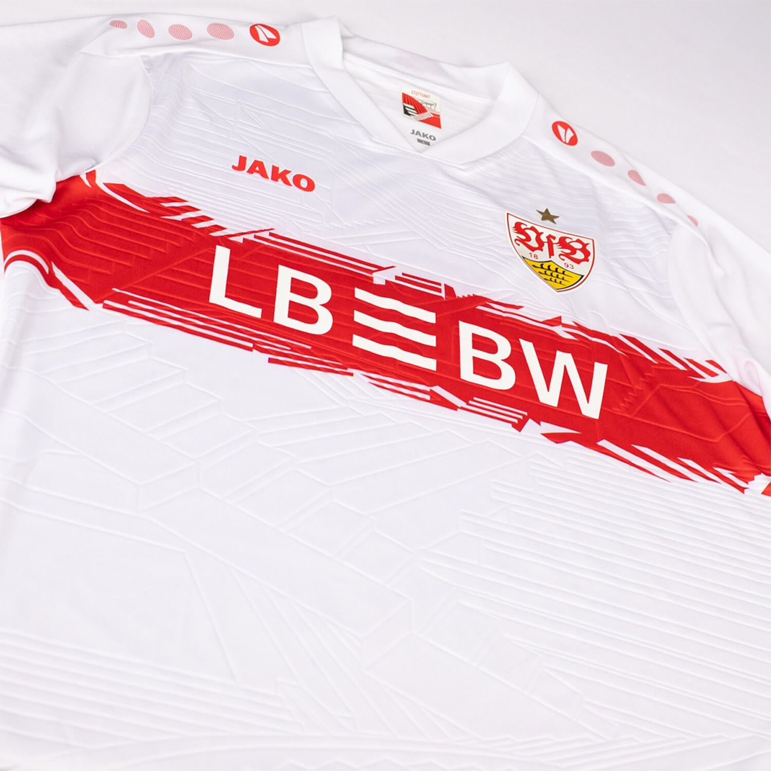 Jako Kinder VfB Stuttgart Home Trikot 2025/26 ST4225H 4/7