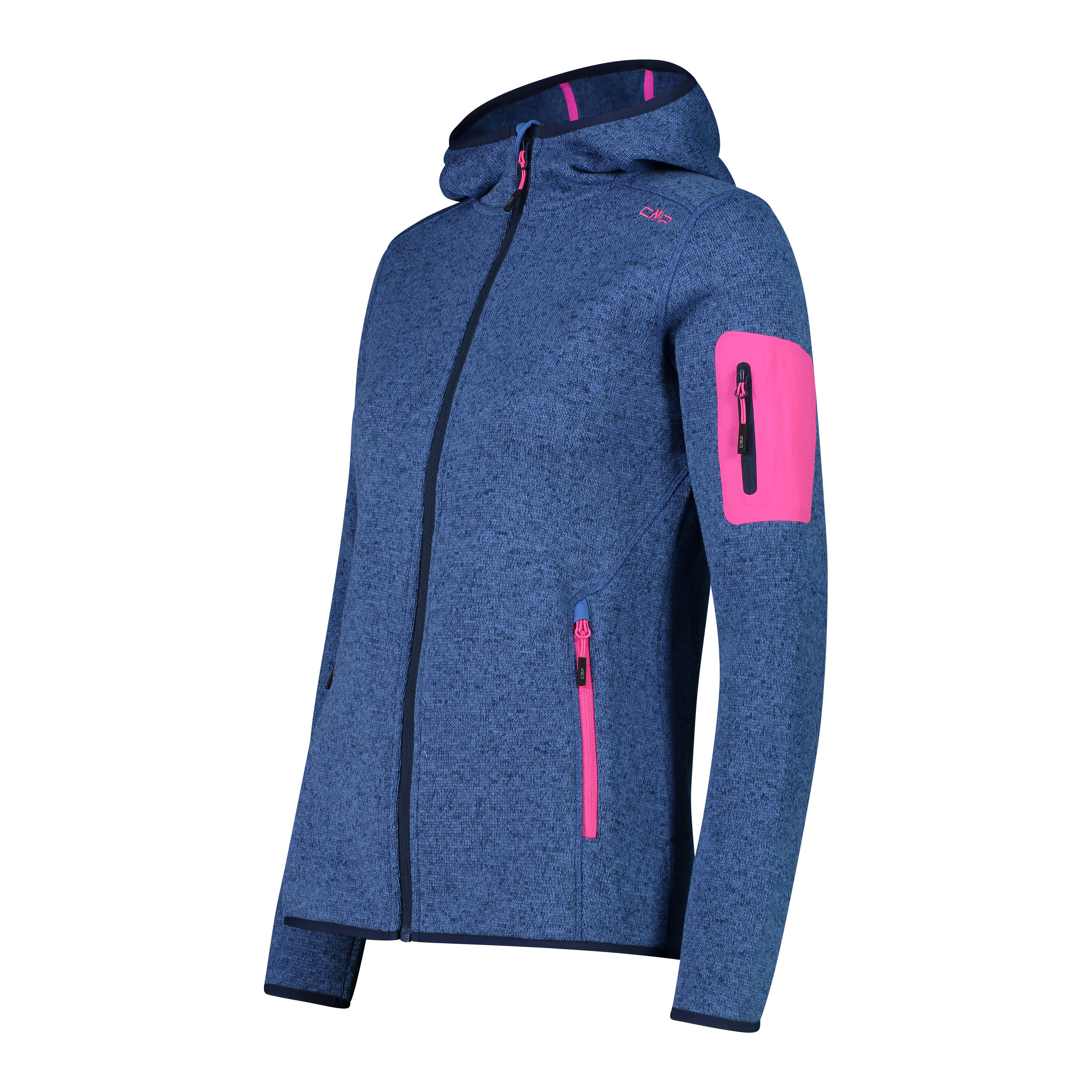 CMP Damen Jacke Knitted Melange Hoody 3H19826 3/3