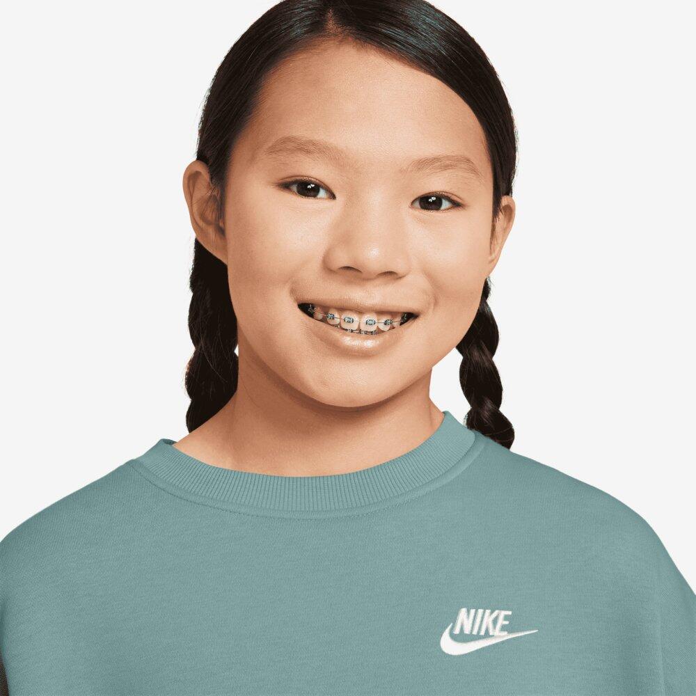 Nike Mädchen Pullover Sportswear Club Fleece Bi FZ9244 3/3