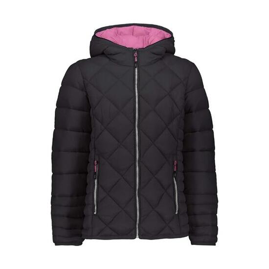 CMP Mädchen Steppjacke Girl Jacket Fix Hood 30Z1825A