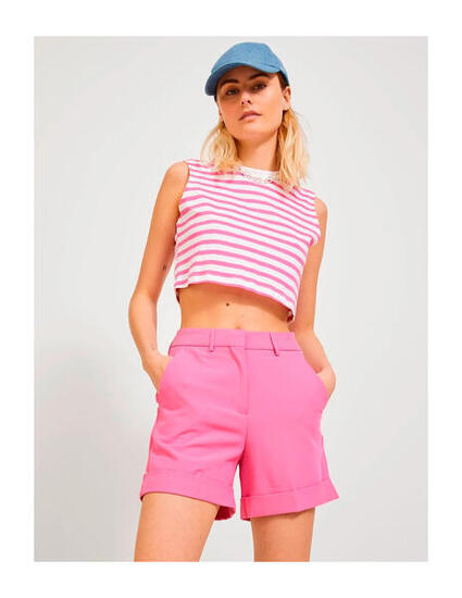 JJXX Alvira SL Slim Crop - T-shirt